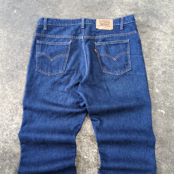 Vintage Levi's 517 Bootcut Jeans Mens 38x32 Blue Pants Orange Tab Dark USA 90s - Picture 4 of 8